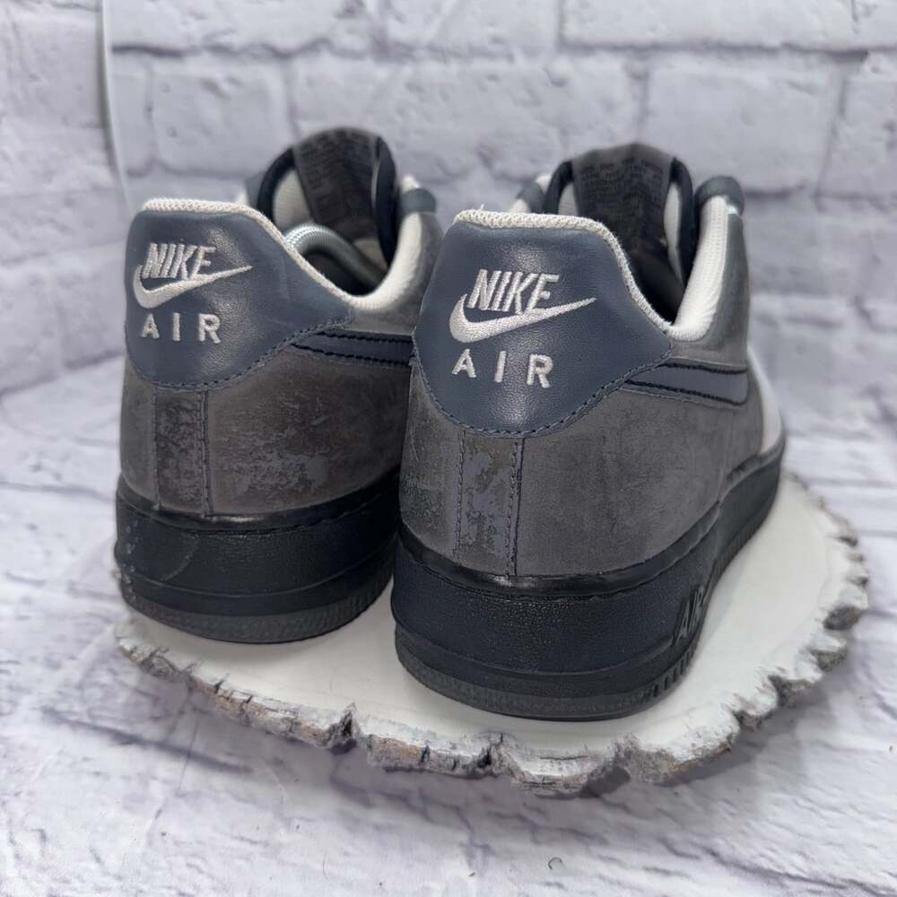 Nike Air Force 1 ‘07 White/Flint Grey-Cool Grey-Blk Mens Size 11 315122-103 - Picture 5 of 10